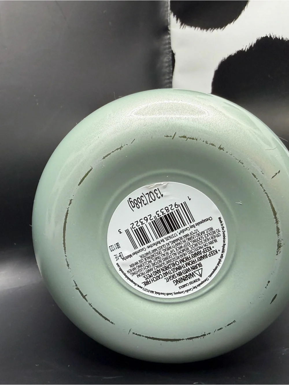 Chesapeake Bay Sage Green Cucumber Matcha Candle Large 13 OZ Jar